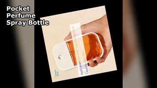 Σχέδιο κάρτας μπουκαλιών με σπρέι αρώματος τσέπης