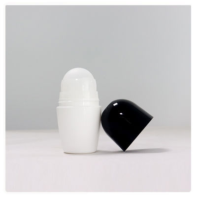 PP PE Μαύρα μπουκάλια κυλίνδρων ελαίου 50 ml Μαύρα γυάλινα μπουκάλια κυλίνδρων για αποσμητικό