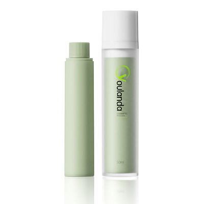 PET 15ml 30ml 50ml Επαναγεμιστέα αντλία χωρίς αέρα Φιαλίδιο ανακυκλώσιμη συσκευασία φροντίδας του δέρματος