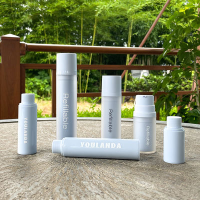 Περιβαλλοντικά φιλικό PET 15ml 30ml 50ml Ανανεώσιμα μπουκάλια χωρίς αέρα